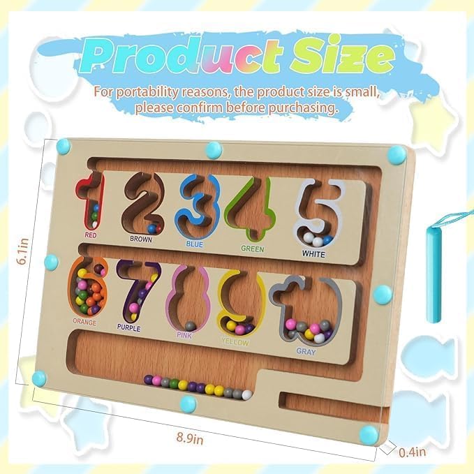 Magnetic Bead Maze Board