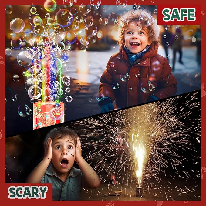 Portable Firework Bubble Machine