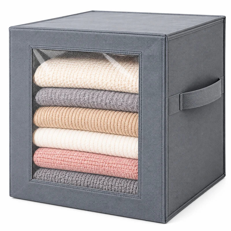 Stackable Large Storage Organizer With Lid