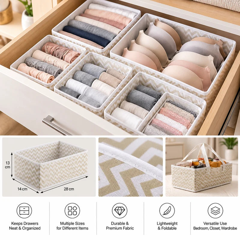 Drawer Organizers Pack Of 6
