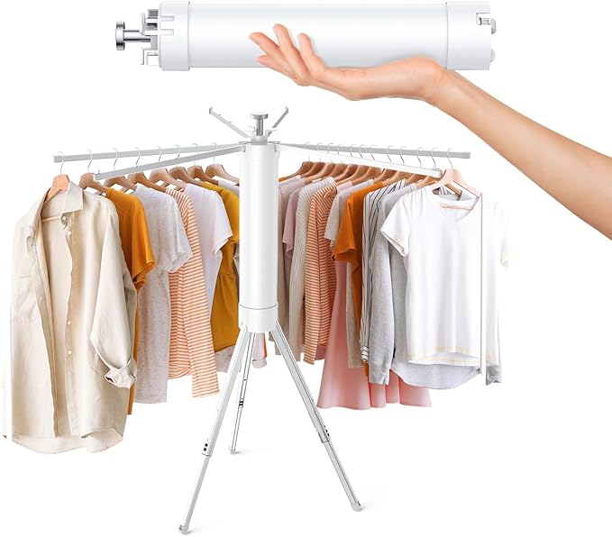 Foldable Standing Clothes Drying Rack © Ⓢ