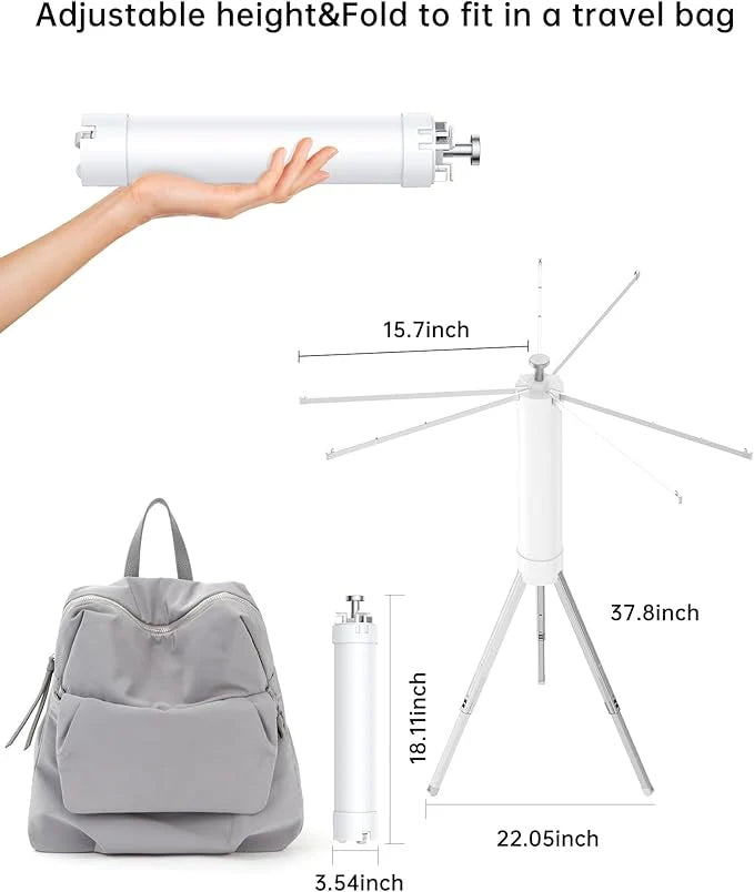 Foldable Standing Clothes Drying Rack © Ⓢ