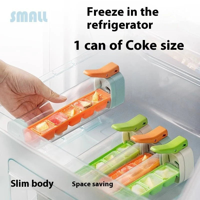 Ice Tray Ice Cube Maker Ice Tray Mold With Storage Box Kitchen Gadget