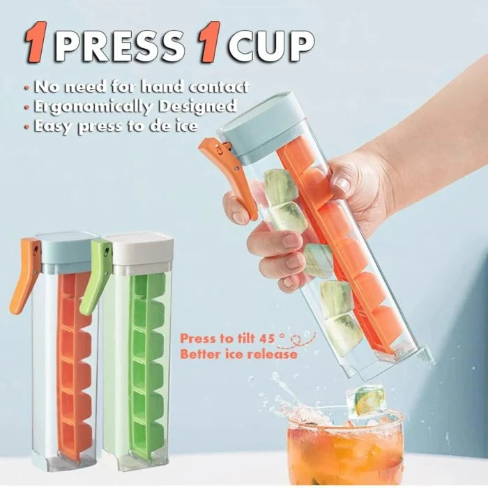 Ice Tray Ice Cube Maker Ice Tray Mold With Storage Box Kitchen Gadget