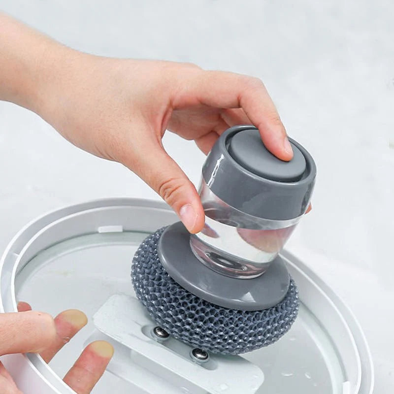 Liquid Adding Pot Washing Brush