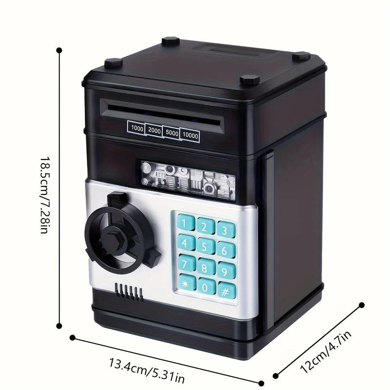 Number Bank Coin & Bill Safe