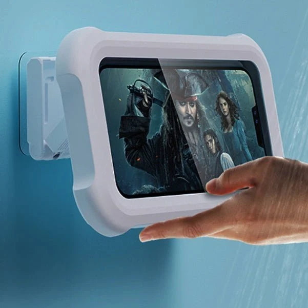 Waterproof Box Of Bathroom Mobile Phone Rack Is Hung On The Wall