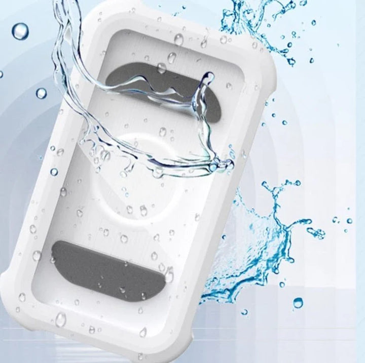Waterproof Box Of Bathroom Mobile Phone Rack Is Hung On The Wall